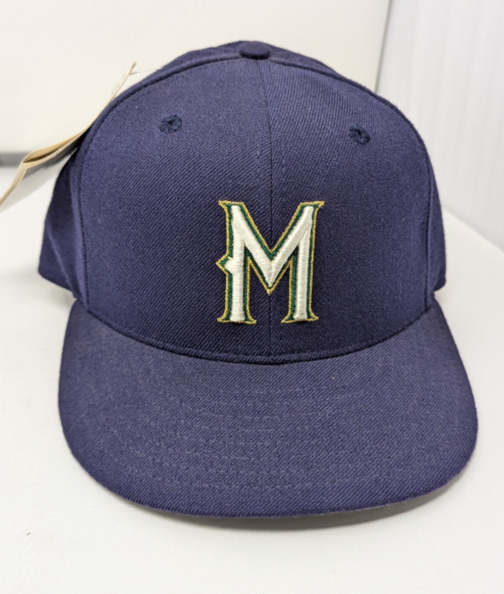 Vintage Milwaukee Brewers Hat Cap Fitted Mens 6 7/8 MLB Baseball New Era 90s